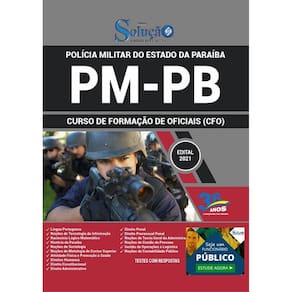 Apostila Pm Pb - Curso De Formação De Oficiais (Cfo)