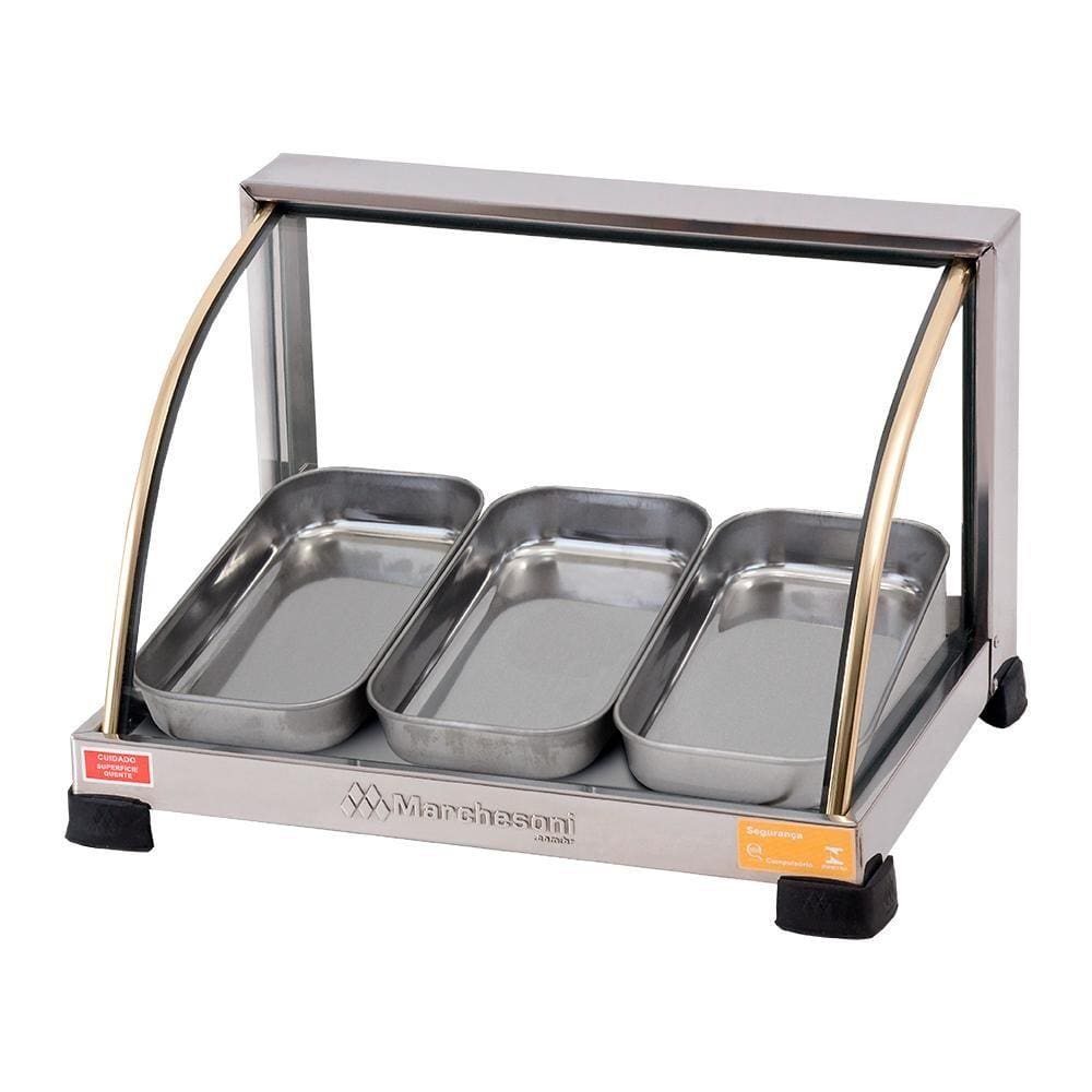 Estufa Para Salgados 3 Bandejas Linha Ouro 127V - Marchesoni
