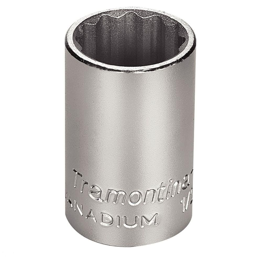 Soquete Estriado em Aço Cromo Vanádio 18 mm - Encaixe 1/2” Tramontina PRO Tramontina