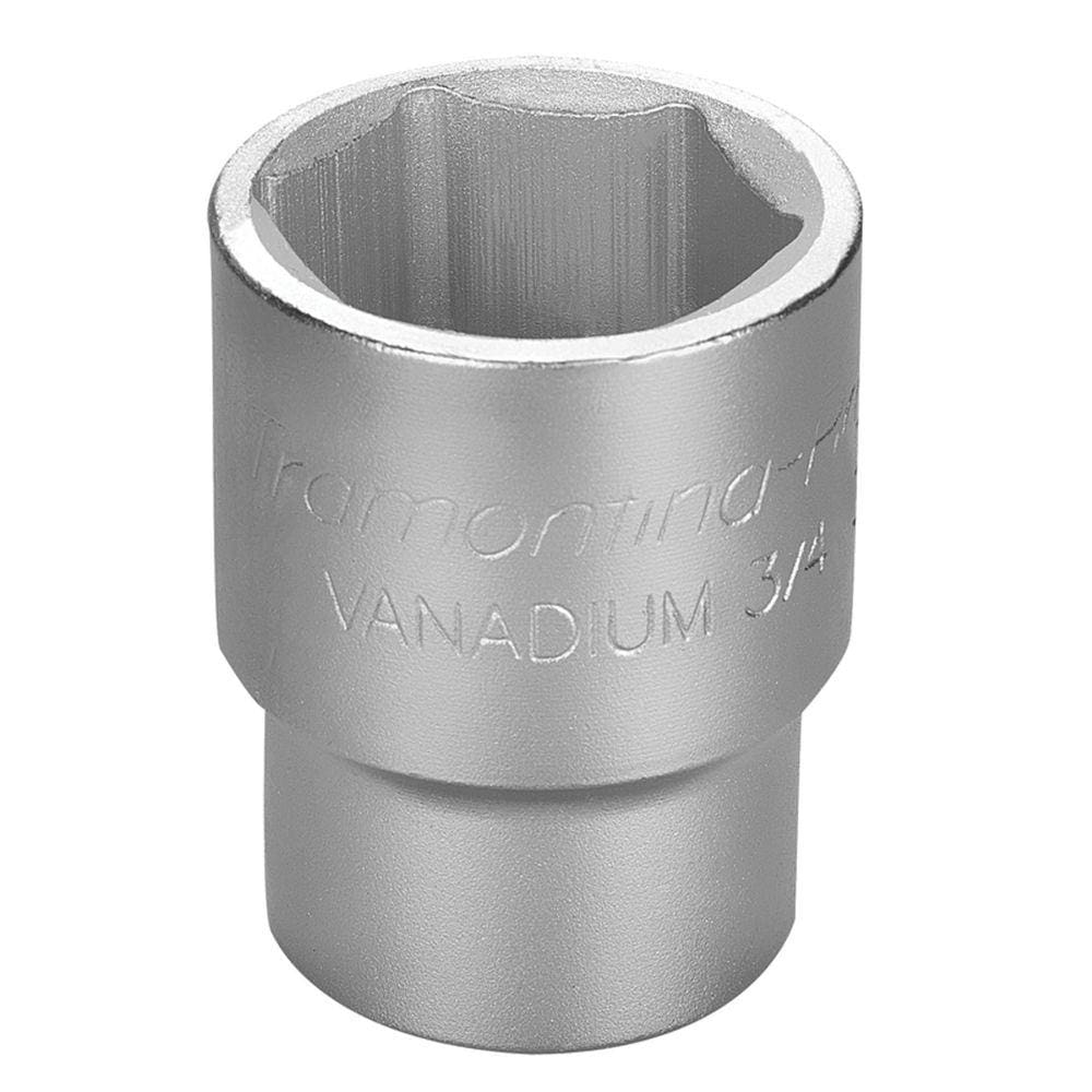 Soquete Sextavado em Aço Cromo Vanádio 34 mm - Encaixe 3/4” Tramontina