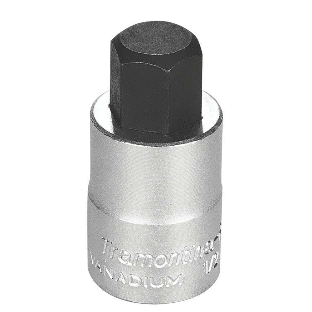 Soquete em Aço Cromo Vanádio Ponta Hexagonal 17 mm - Encaixe 1/2” Tramontina PRO Tramontina