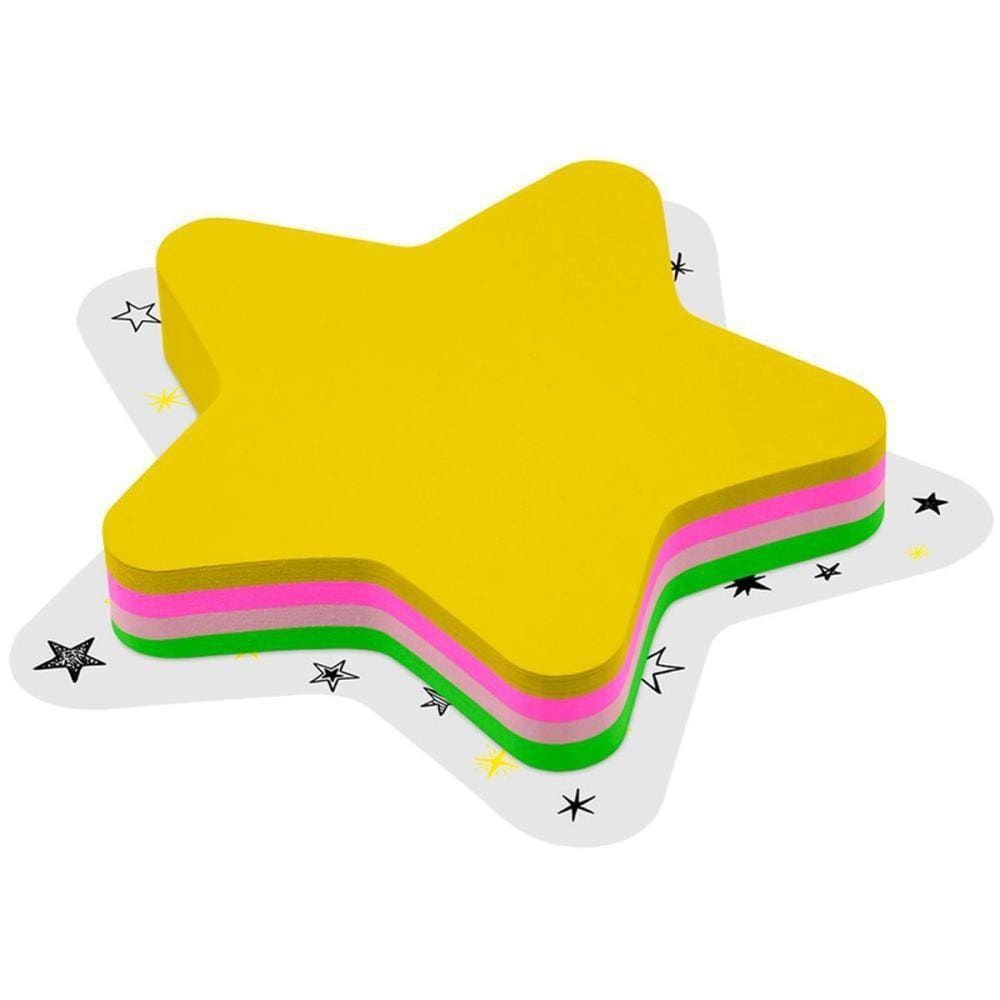 Bloco De Recado Autoadesivo Tris Pop T001 Star 70X70 100F