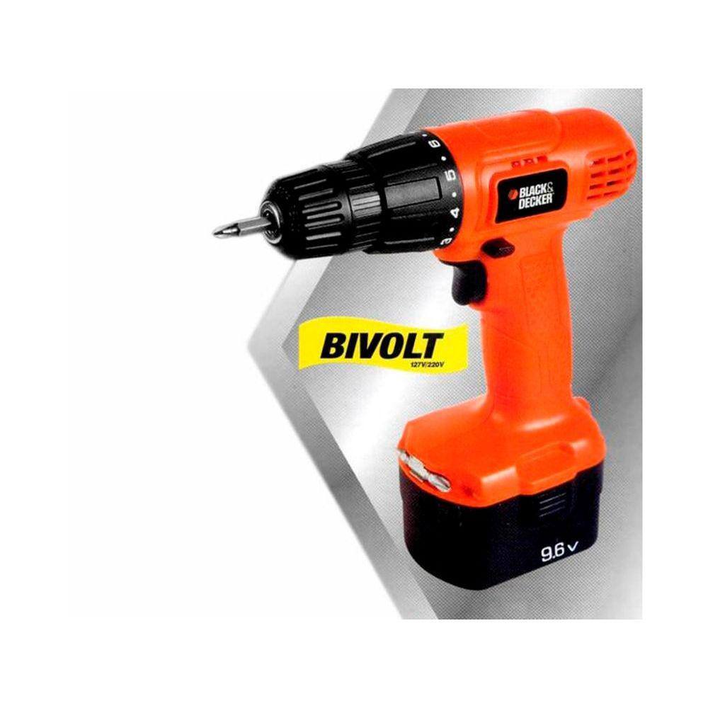 Furadeira e parafusaderia eletrica cd961 bivolt black decker | Black