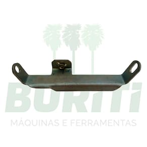 Chapa Suporte Tanque Lado Cilíndrico Para Tratorito Motor BTTG 6.5 Branco 19504090