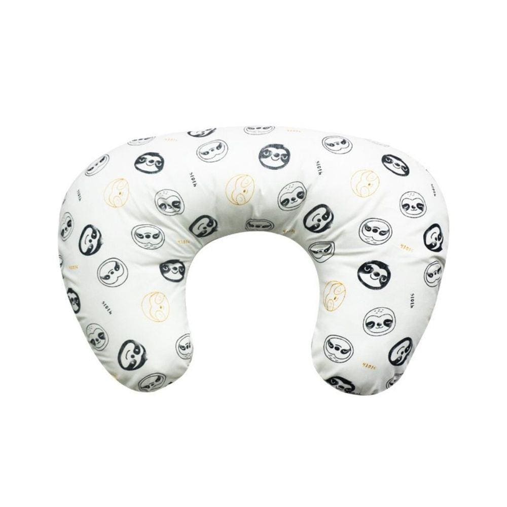 Almofada para amamentação Baby Style branca estampada