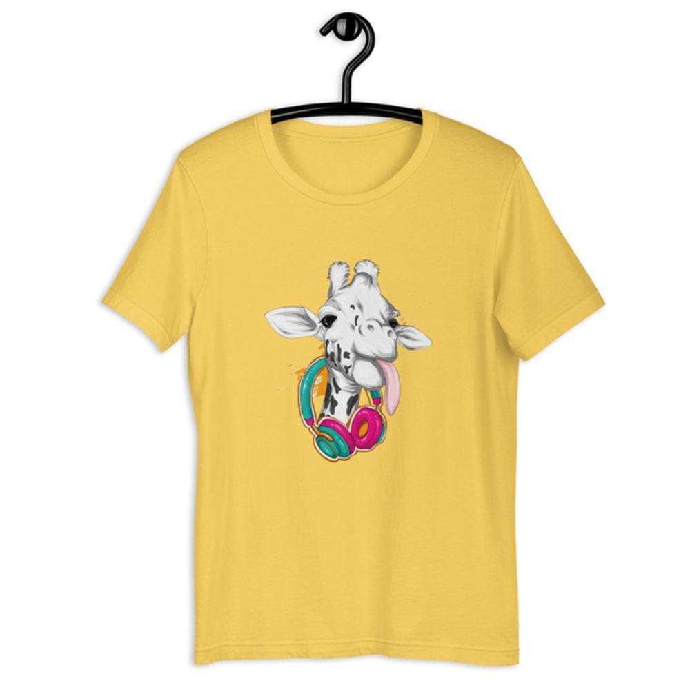 Camiseta Feminina - Girafa On Music