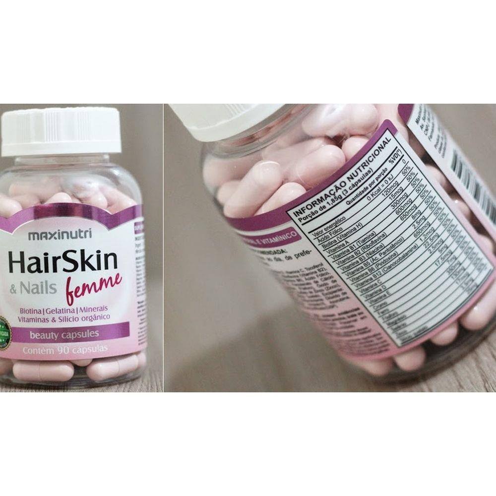 HairSkin & Nails Femme 90 cápsulas