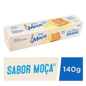 Biscoito Nestlé Recheado Leite Moça 140g