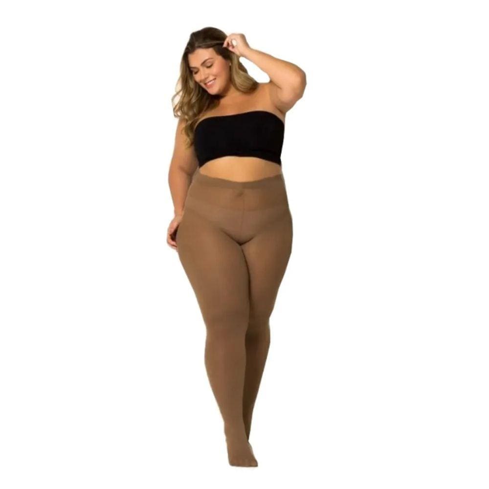 Meia Calça Trifil 6100 Opaca Fio 80 Plus Size Inverno EG/ES