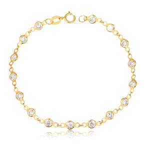 Pulseira em ouro 18k Bracelete Flecha com Diamante pu03852 - Joiasgold  Mobile