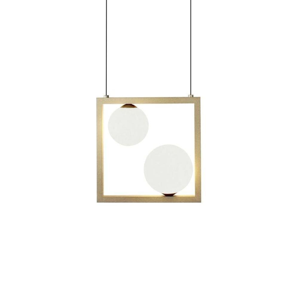 Lustre Pendente Quality Orbit 1533 G9 Bivolt Dourado