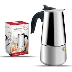 Cafeteira Italiana Aço Inox 450Ml 9 Xicaras - Art House