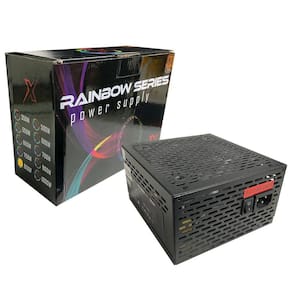 Fonte Gamer Atx Brx Rainbow 850W Real 80 Plus Bronze