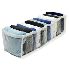 Organizador Transparente E Branco 11 Nichos Colmeia 10X34X10