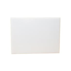 Tábua De Corte Liso Polietileno Pead Branca 08X300X500Mm