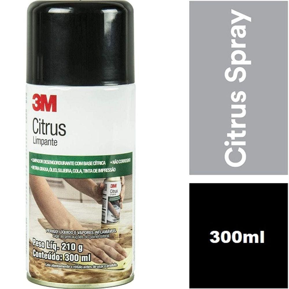 Spray 3M Citrus Limpante Removedor de Adesivos 300ML