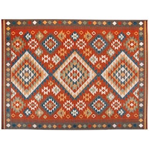 Tapete Sisal Aurora 06 Vermelho - 2,00 X 2,50M - Edantex