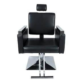 Cadeira Hidráulica Reclinável Barbeiro Salão Pelegrin PEL-2613 Preto