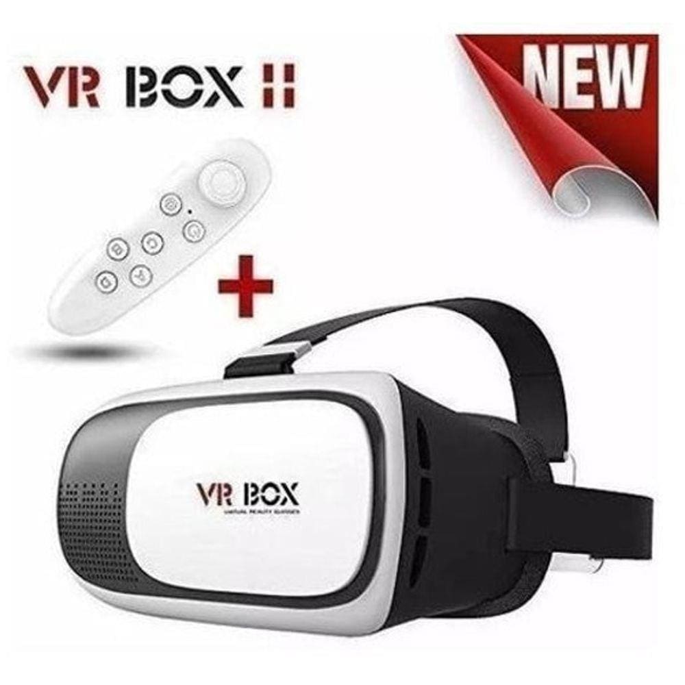 Vr Box Oculos Realidade Virtual Cardboard 3D Rift + Controle