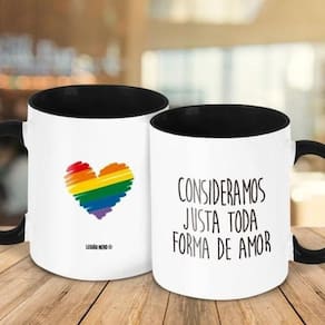Caneca - Consideramos Justa Toda Forma De Amor Lgbtqi+