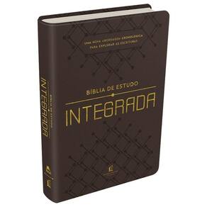 Bíblia De Estudo Integrada - NVI - Couro Soft Marrom