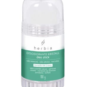 Desodorante Kristal Deo Stick Herbia 100G