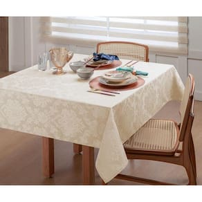Toalha De Mesa De Jantar 10 Lugares 3,0M Palha Jacquard