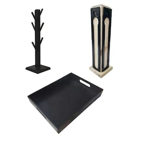 Kit Espaço Café Bandeja Porta Cápsula Nespresso Porta Xicara
