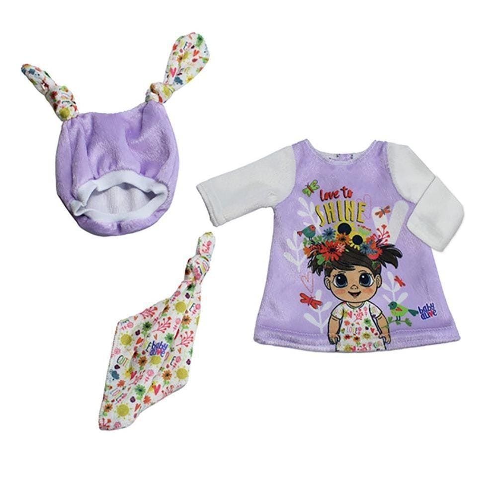 Roupa para Boneca - Bebê Reborn - Laura Baby - Monkey - Azul - Shiny Toys