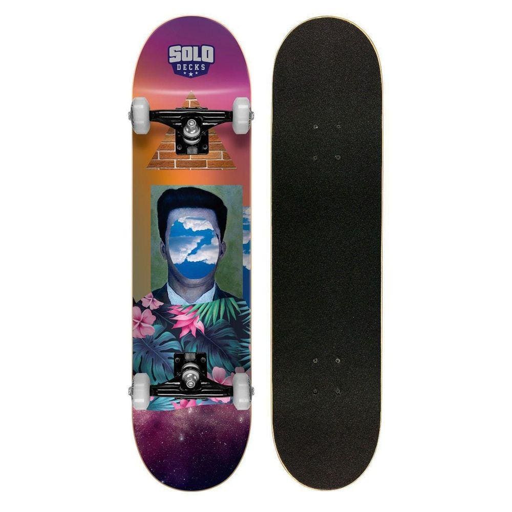 Skate Montado Profissional Solo Decks Colagem 2