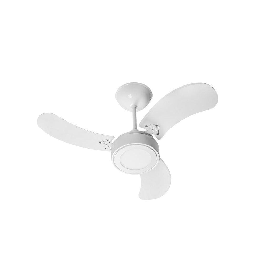 Ventilador Teto New Led Colors Branco 3 Pás Br 220 V 130 W