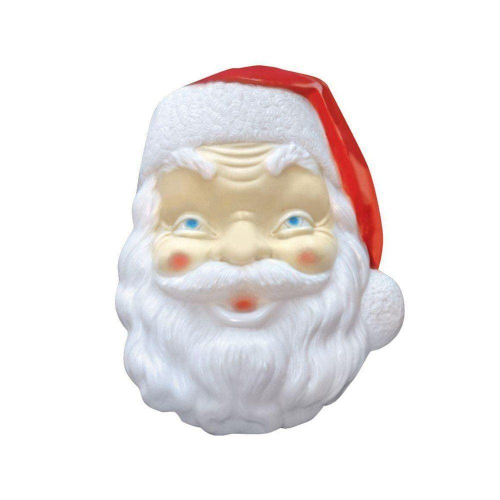 Boneco Natal Rosto Papai Noel Vermelho Taschibra
