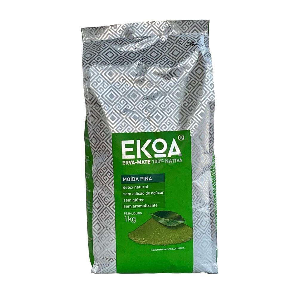 Erva Mate Para Chimarrão Ekoa - Kit Com 6 Kgs - Moída Fina