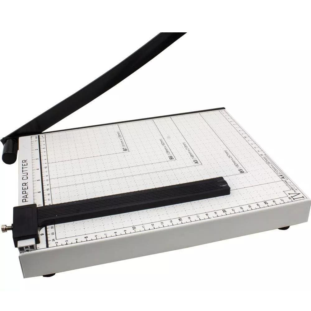 Guilhotina Papel Corte Preciso Base Metálica 30Cm 10 Folhas