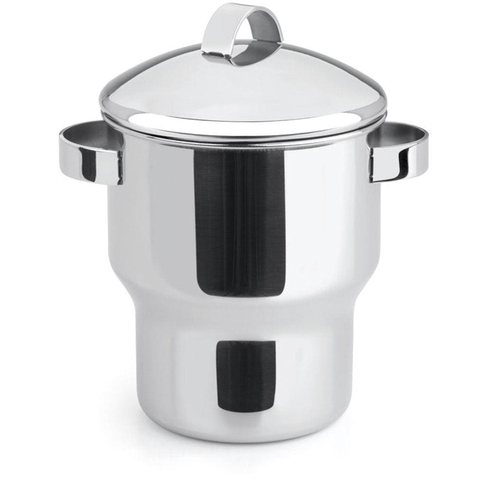 Cuscuzeira Pequena Com Alças Inox 1,3 Litros