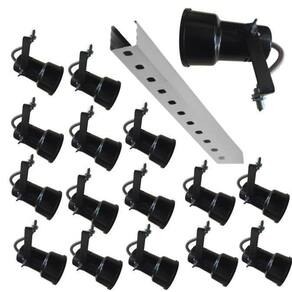 Spot Para Trilho Eletrocalha 15 Peças Lam Led Bulbo/Par 20