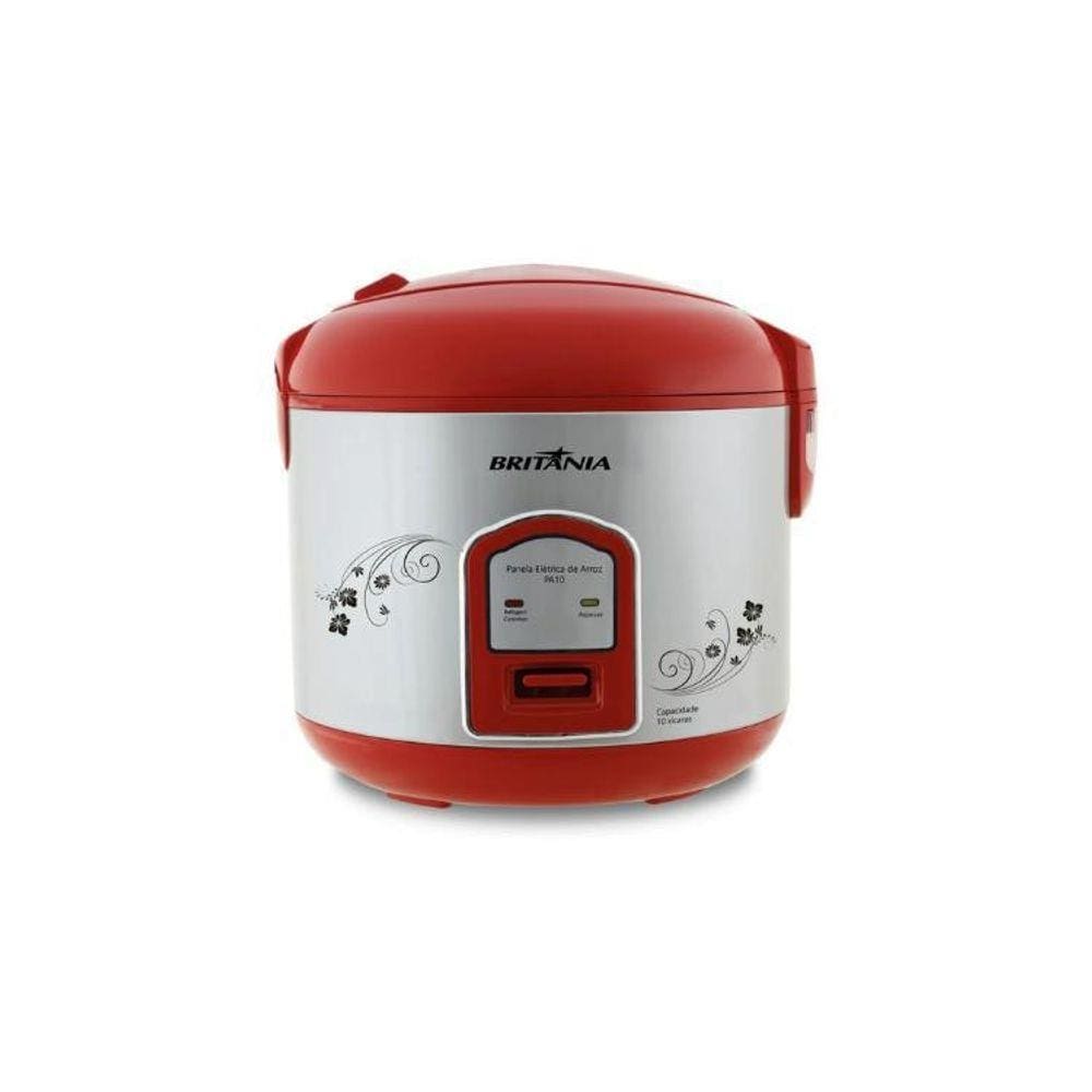 Panela Arroz Vermelha Elétrica 110V