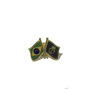 Pin Da Bandeira Do Brasil X Marinha Do Brasil