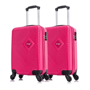 Mala de Bordo 2 peças Zug Pink Swiss Move