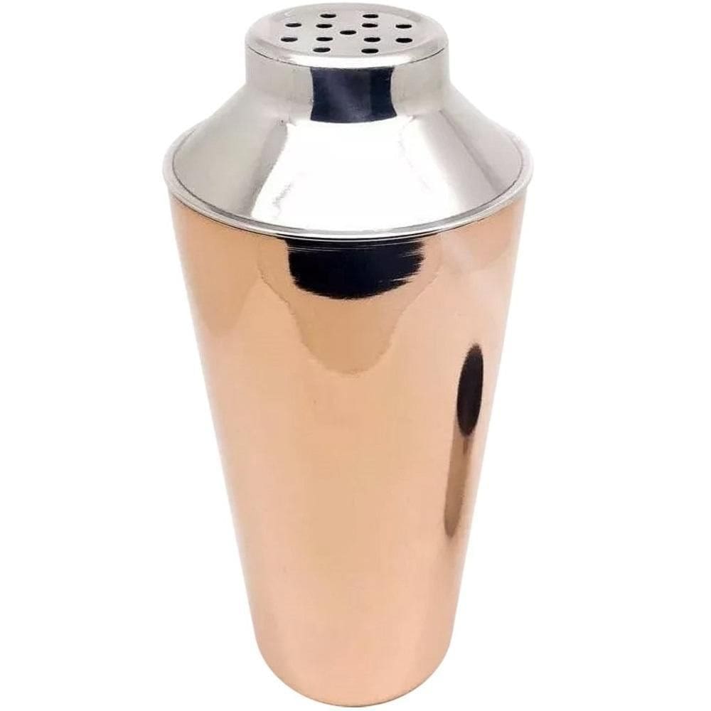 Coqueteleira Rosê Gold 500Ml  Tampa Em Inox
