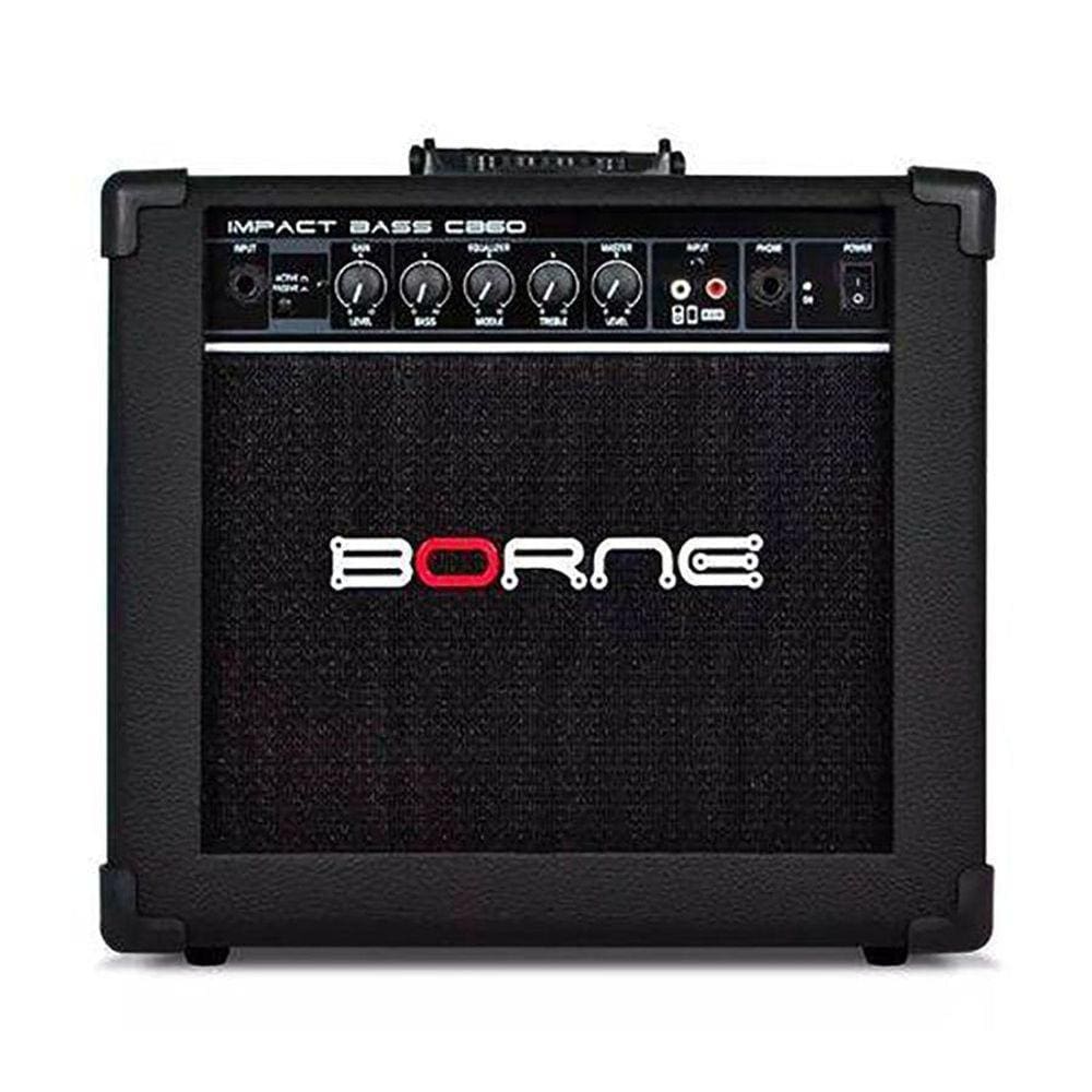Amplificador Baixo Borne Cb60 Impact Bass Preto