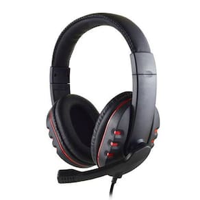 Fone Headset Com Microfone Para Ps4/Ps3/Pc/Xbox 360 Red