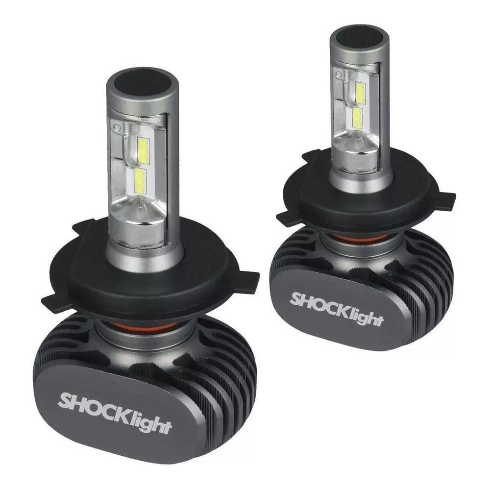 Kit Lâmpada Ultra Led Titanium Shocklight Hb3 10000 Lumens