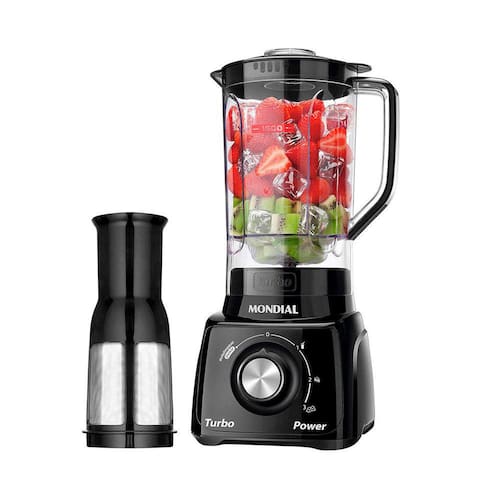 imagem-Liquidificador L99 Turbo Power 3 velocidades e Pulsar 500W de Potência Mondial - 110V