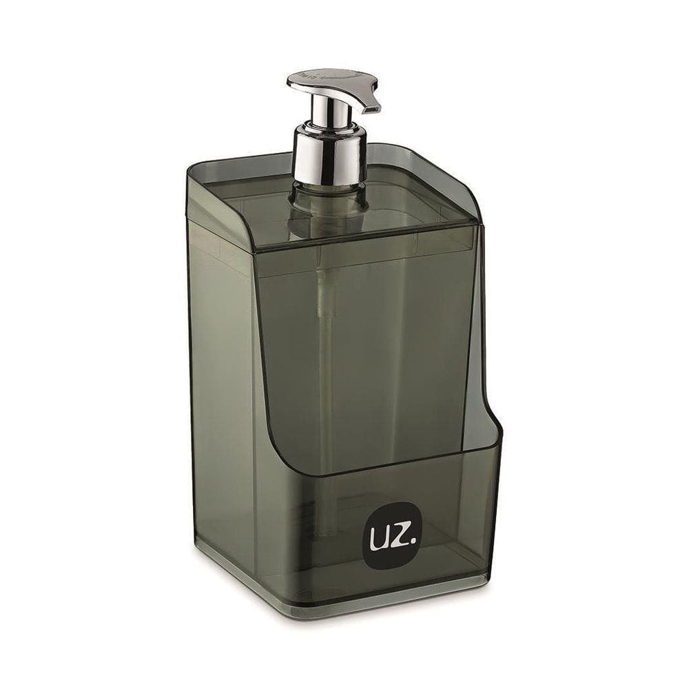 Porta Detergente Slim 500Ml Preto Translúcido Uz