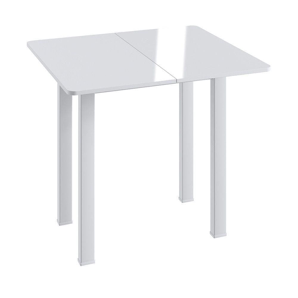 Mesa de Jantar Dobrável Multiuso Para Até 4 Lugares Branco