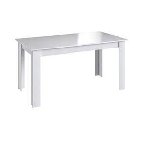 Mesa Fixa Para Sala de Jantar 4 Lugares Branco