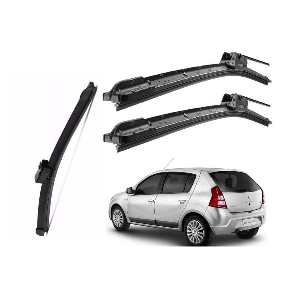 Kit Palheta Limpador Para-Brisa Renault Sandero 2007 À 2014