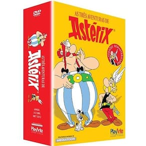 Box As Três Aventuras De Astérix - Dublado - 03 Dvds Lacrado