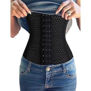 Cinta Modeladora Abdominal Feminina Afina Cintura - Das Famosas 4 Barbatanas - C04